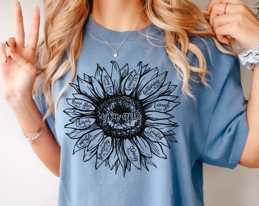 You are Sunflower print