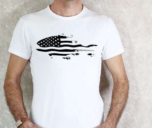 American fish print