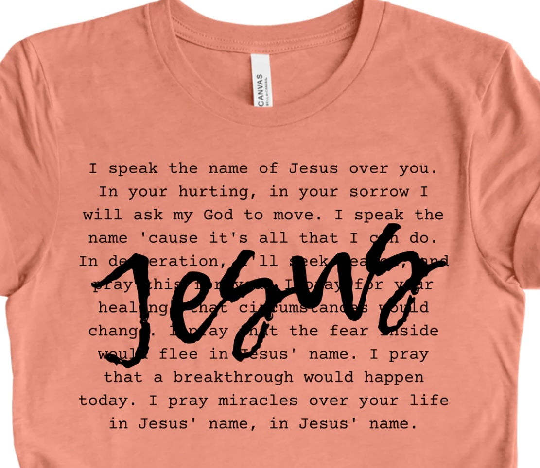 In Jesus name print