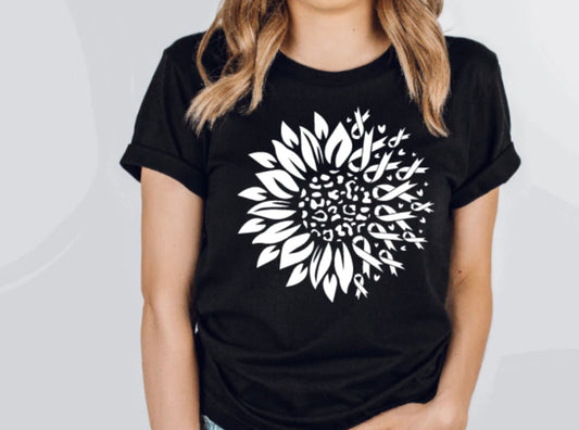 Cancer sunflower print