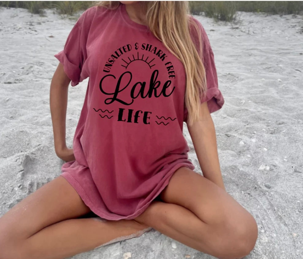 Lake life print