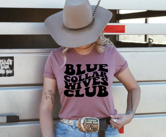 Blue collar wives print